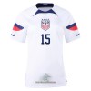 Officiële Voetbalshirt USA RAPINOE 15 Thuis WK 2022 - Dames